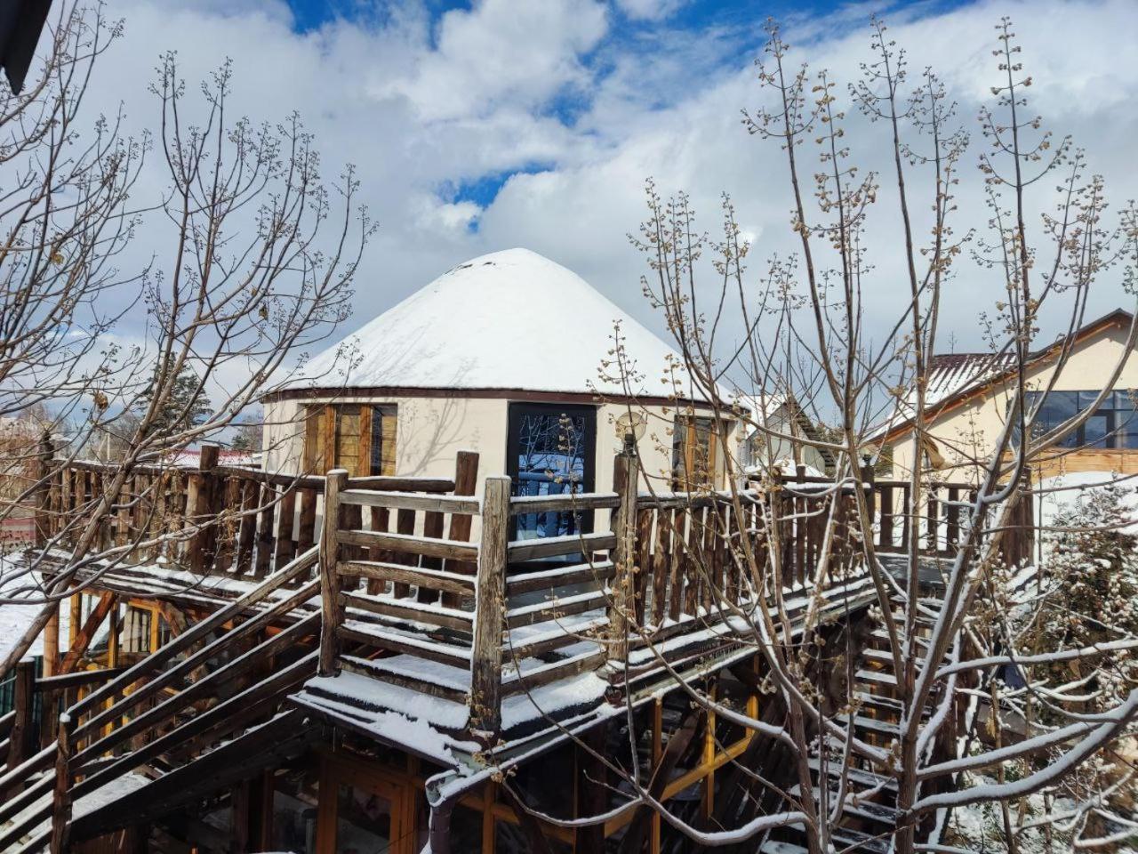 Happy Nomads Yurts & Hostel Karakol Bagian luar foto